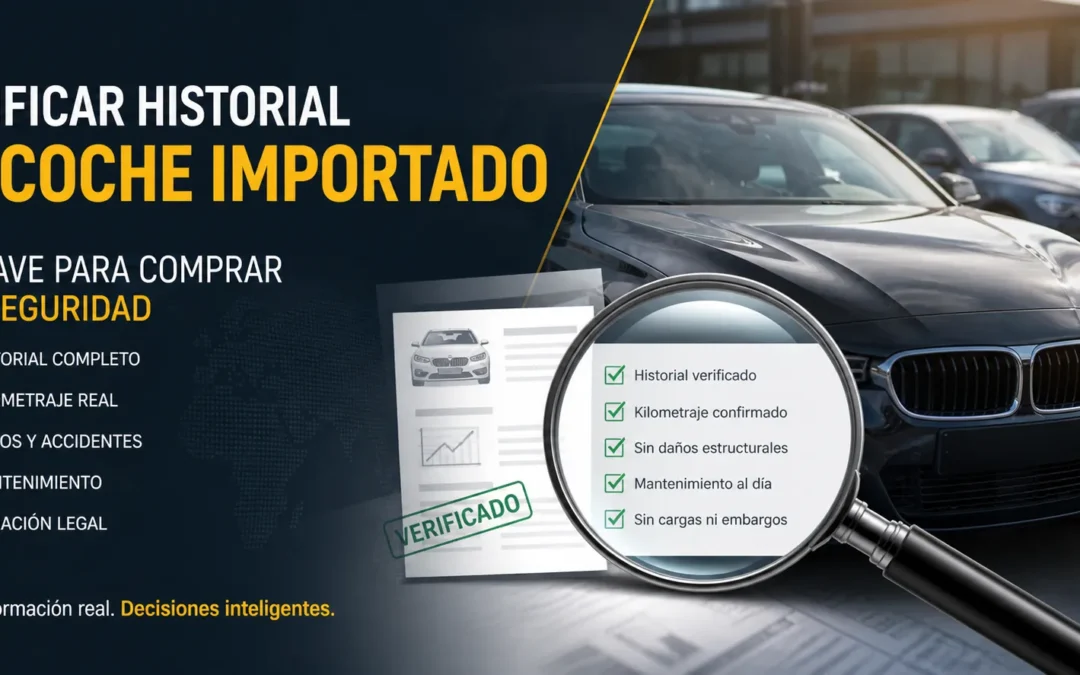 Verificar historial de coche importado: la clave para comprar con seguridad