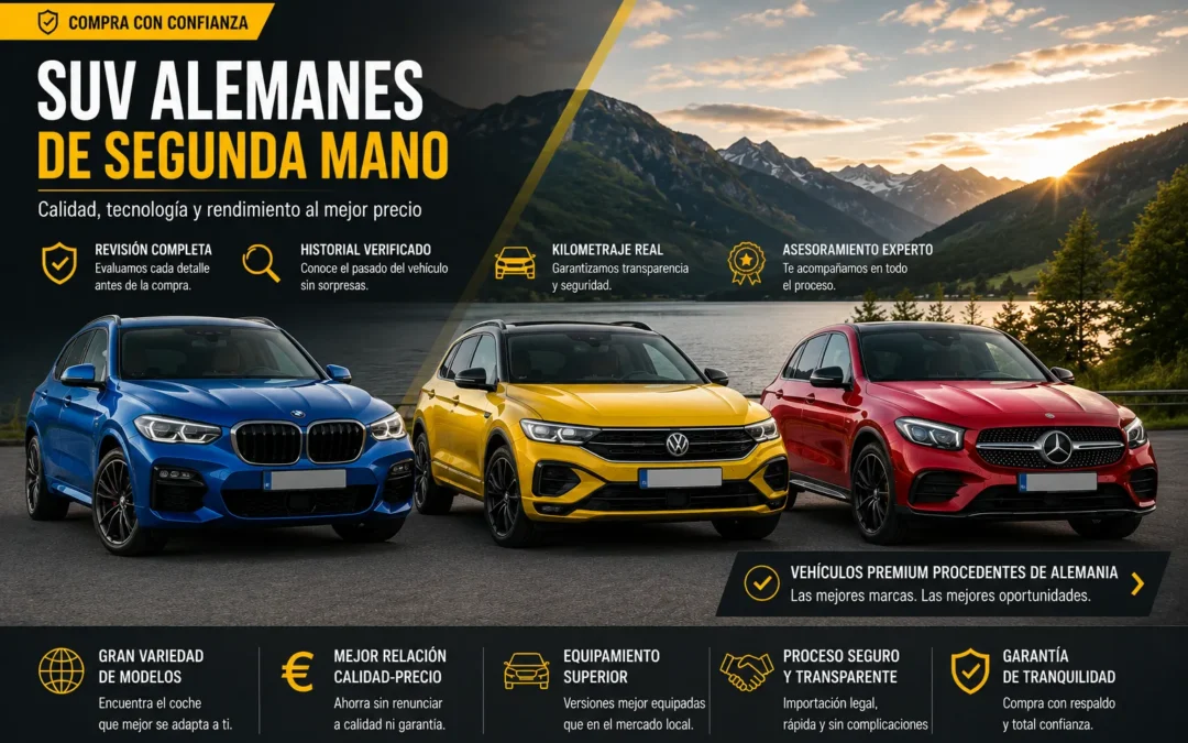 SUV alemanes de segunda mano: los modelos más interesantes para comprar con seguridad
