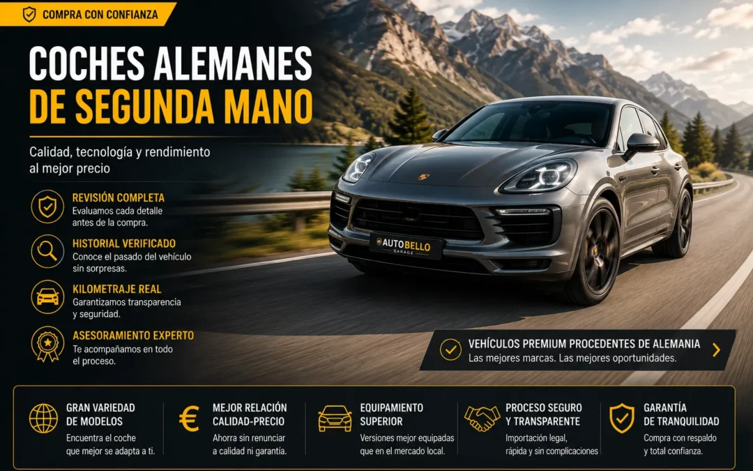 Mejores coches alemanes de segunda mano: modelos que siguen siendo una apuesta segura